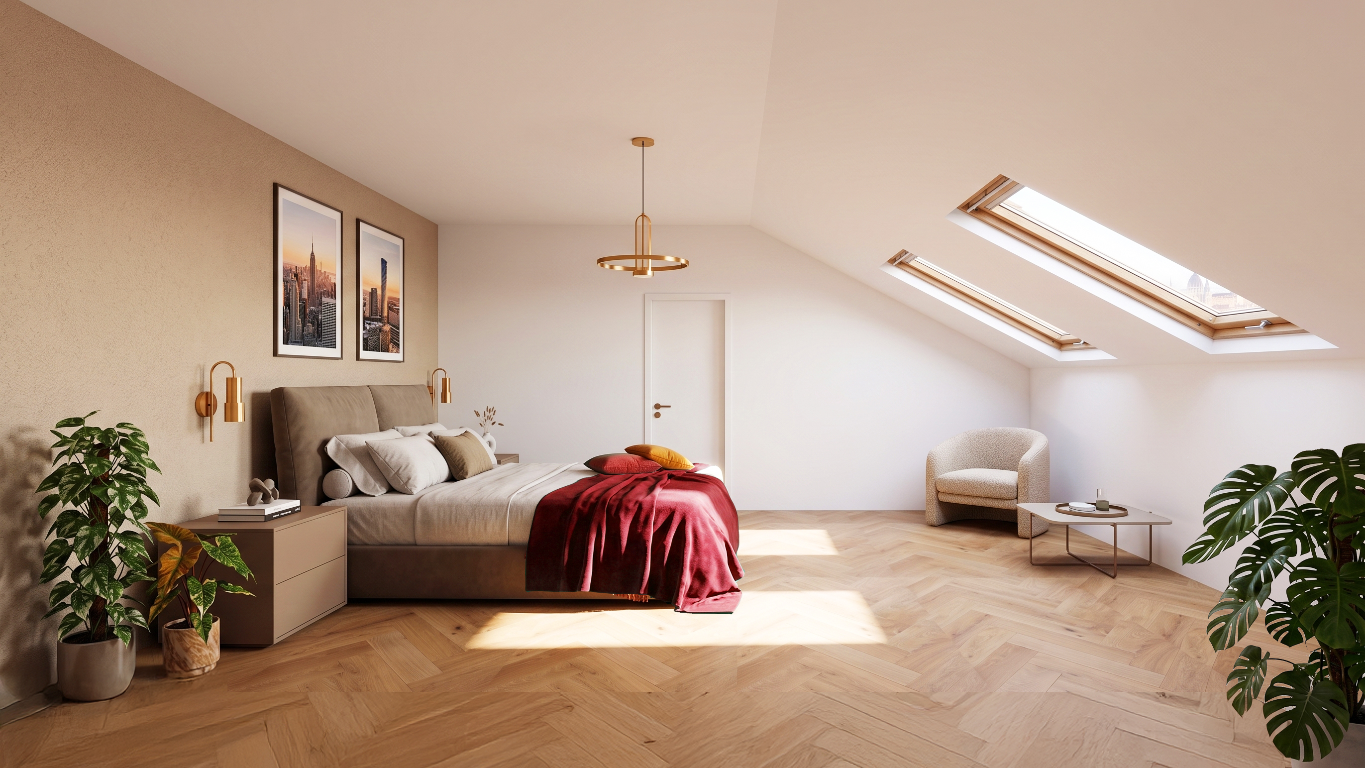 Rendu 3D — chambre